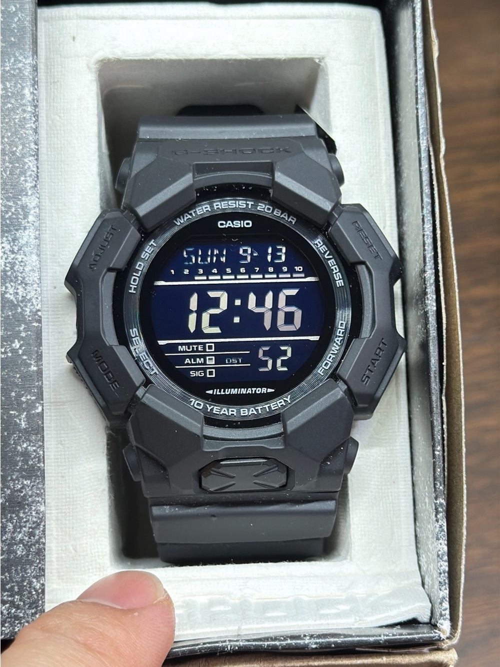 Casio Black Digital Rugged Sports Watch